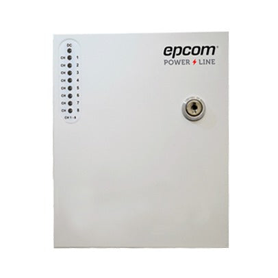 Fuente de Alimentación Profesional de 24 Vca @ 8 Amper / Soporta 8 Cámaras / Voltaje de Entrada 110 Vca Fuente de Alimentación Profesional de 24 Vca @ 8 Amper / Soporta 8 Cámaras / Voltaje de Entrada 110 Vca